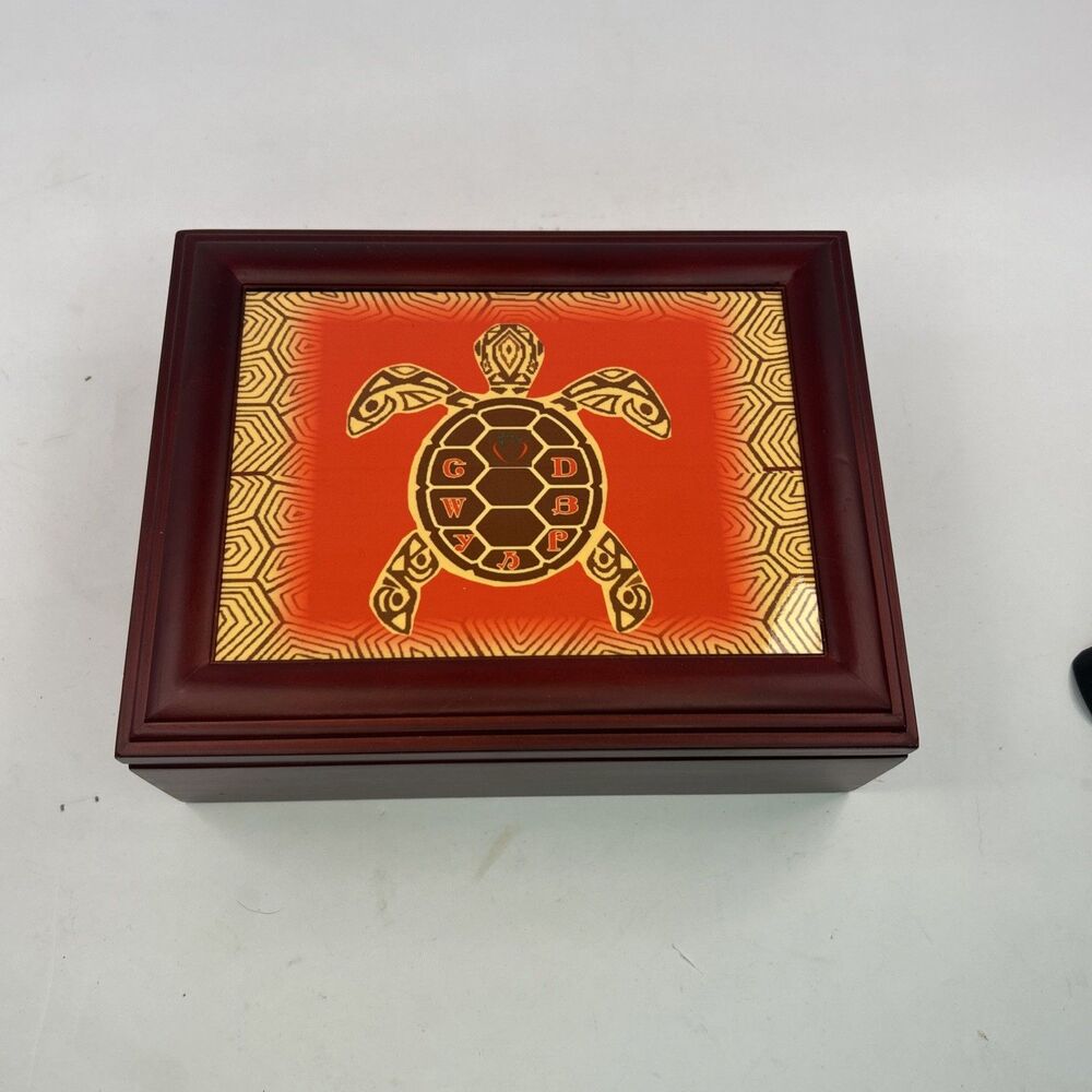 Disco Biscuits Jam Band Custom Wood Stash Box Turtle Shell Fan Art GDWBYP Velvet